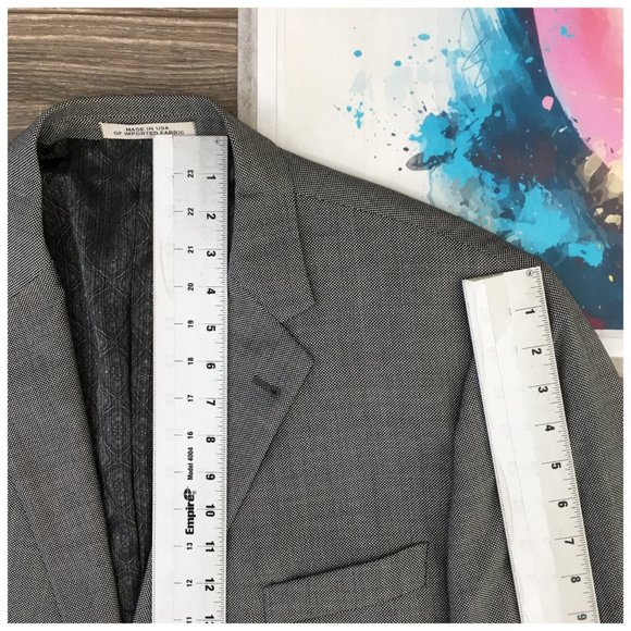 Joseph Abboud Men's Blazer Sport Coat Two Button Wool Sports Suit Jacket 50R Men - Picture 11 of 12